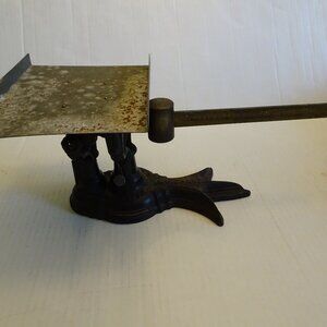 United States Postal Office Scale 4 lb. Limit Fairbanks  - Cast Iron & Brass